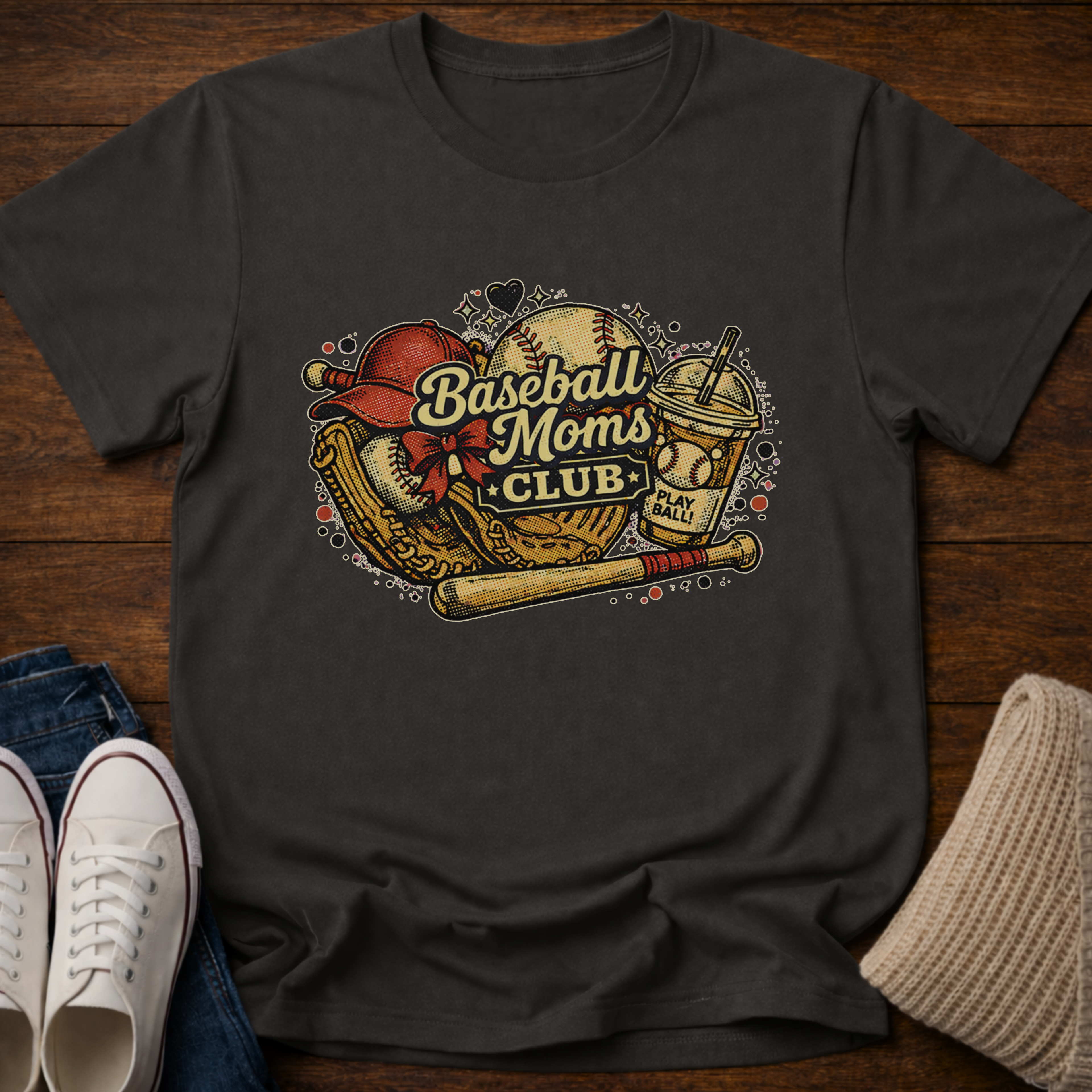 Baseball Moms Club T-Shirt