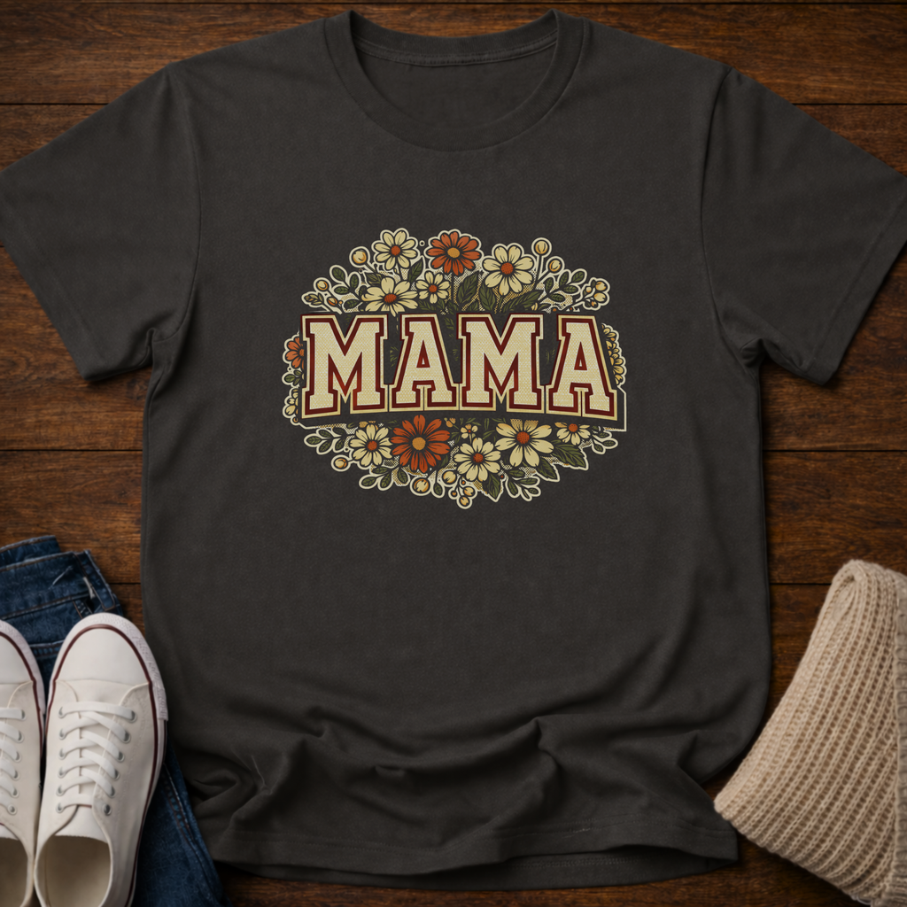 Mama Floral Burst T-Shirt