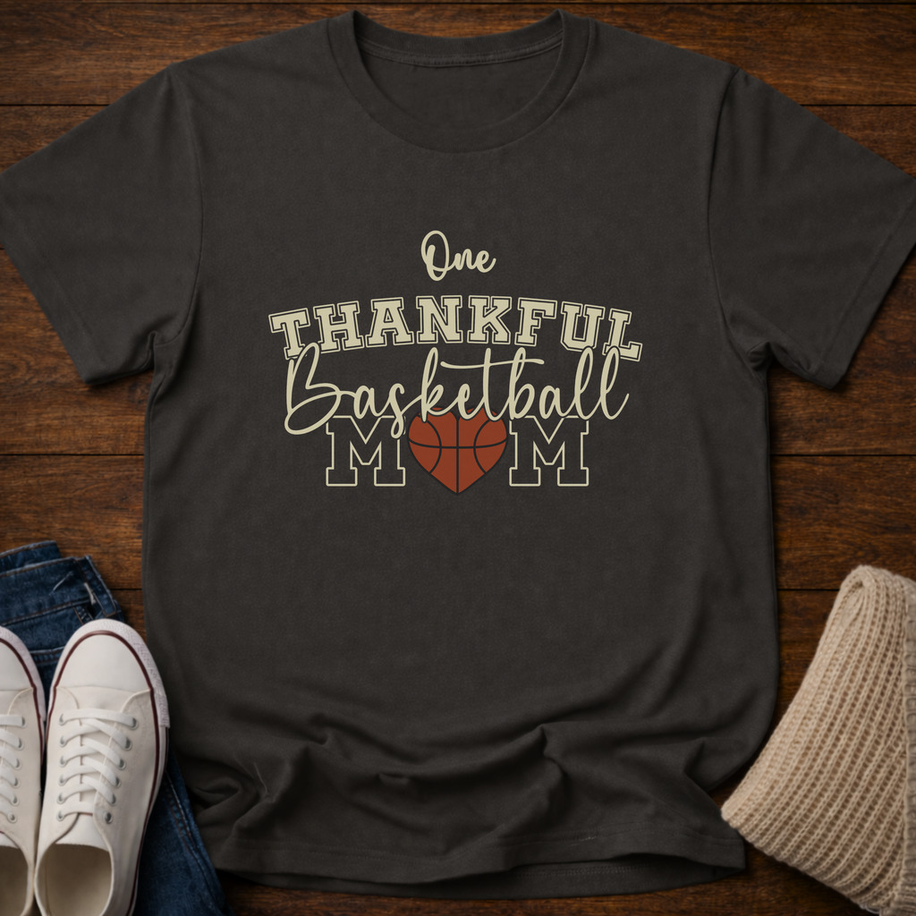 Thankful Basketball Mom T-Shirt