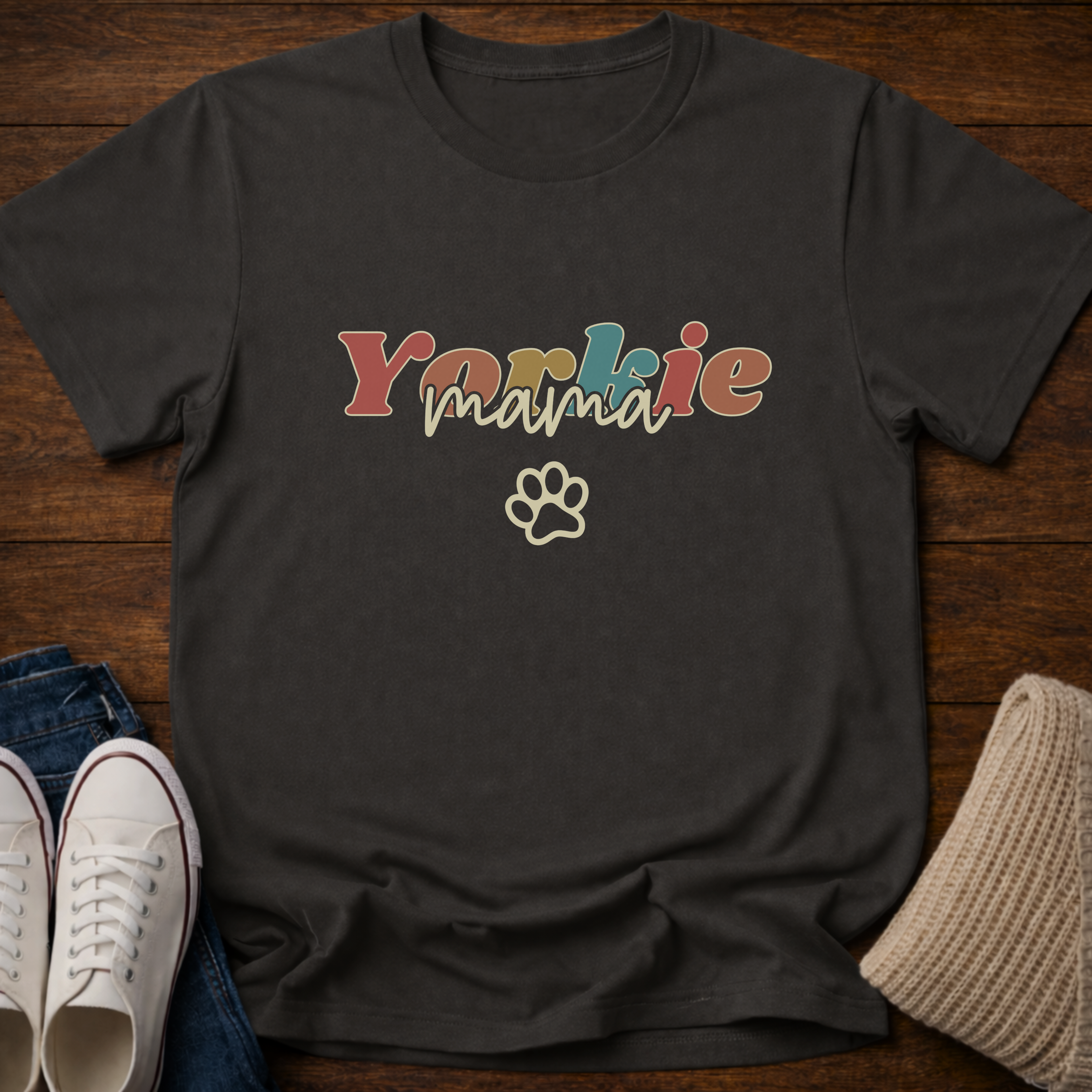 Retro Yorkie T-Shirt