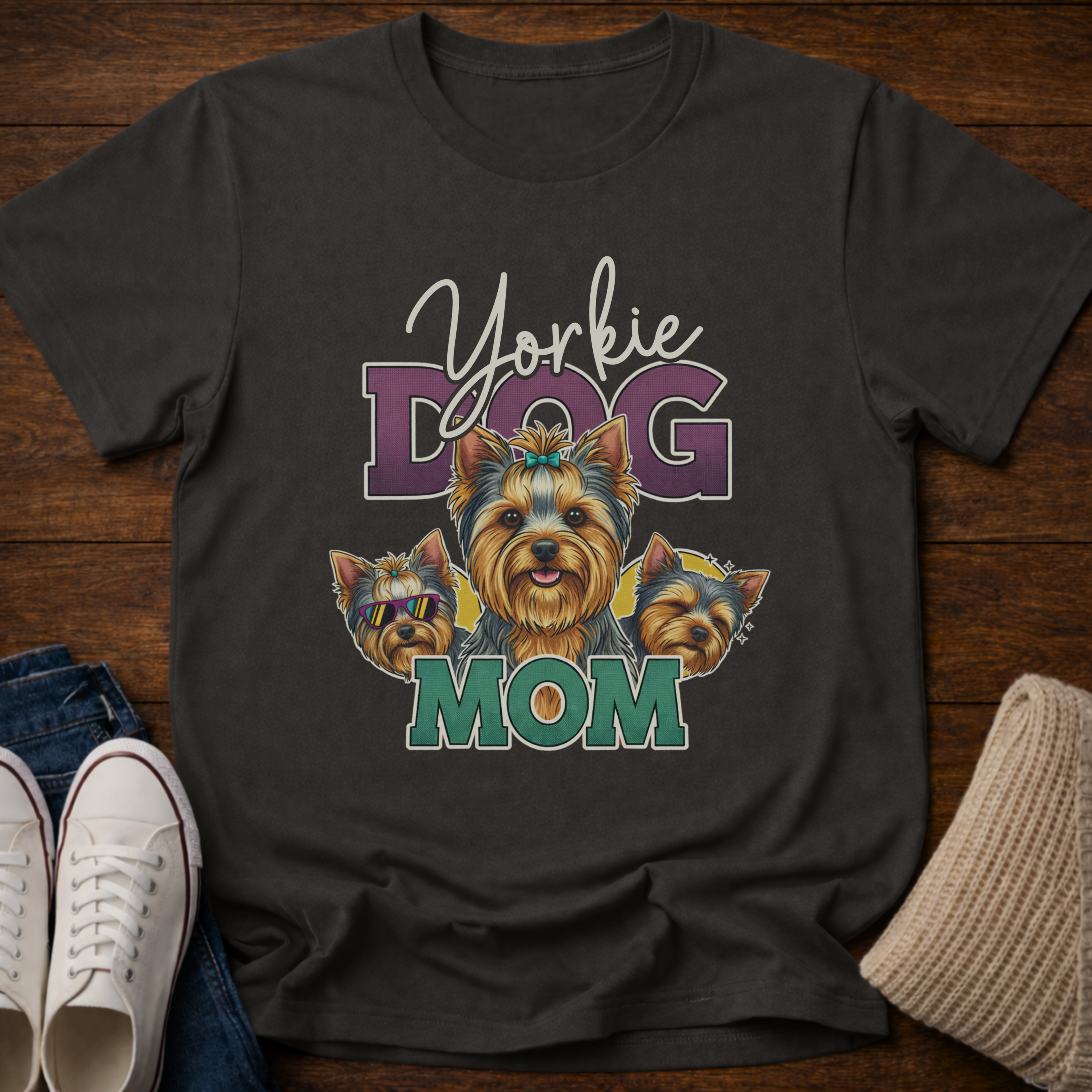 90's Retro Yorkie T-Shirt
