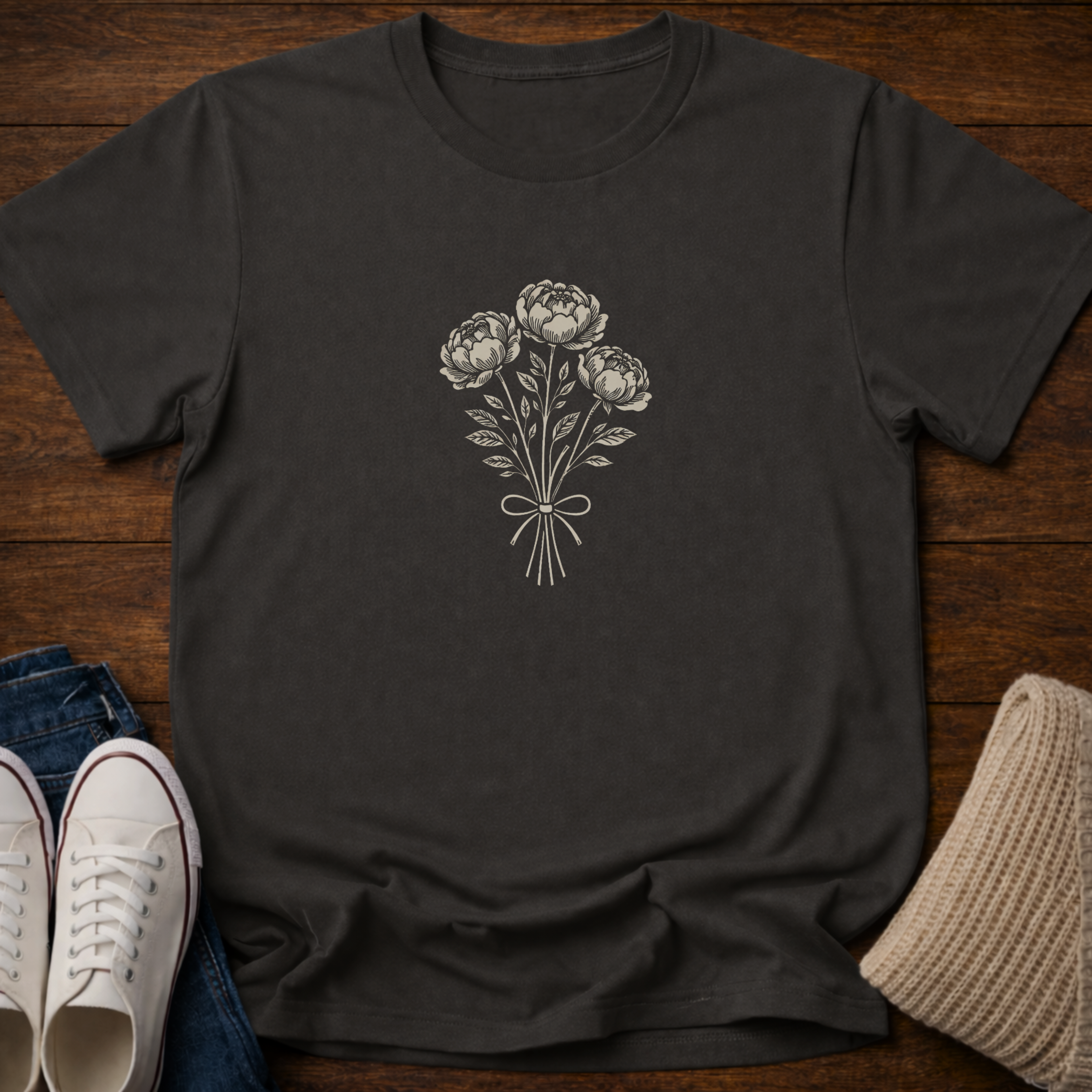 Floral Minimalist T-Shirt