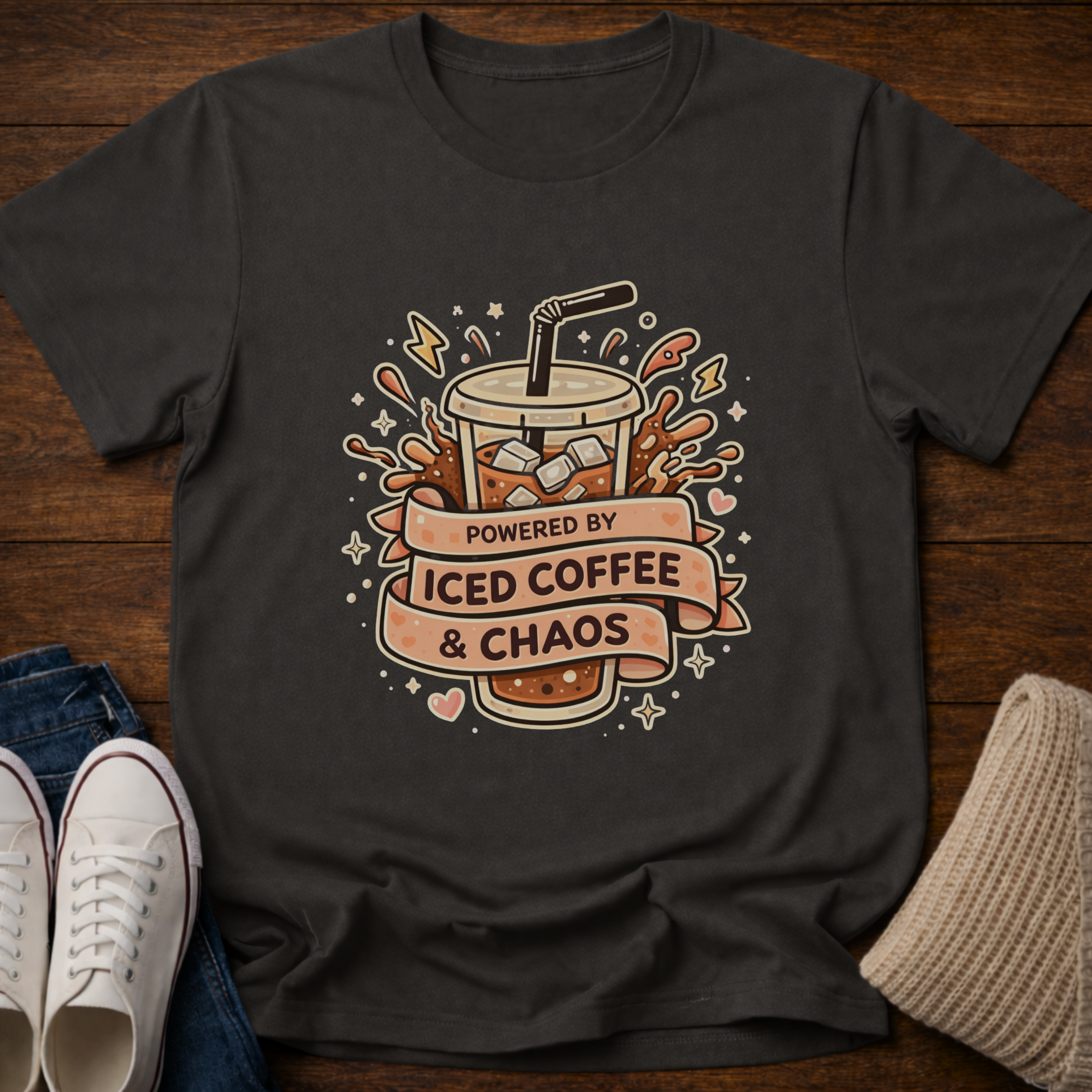 Iced Coffee + Chaos T-Shirt