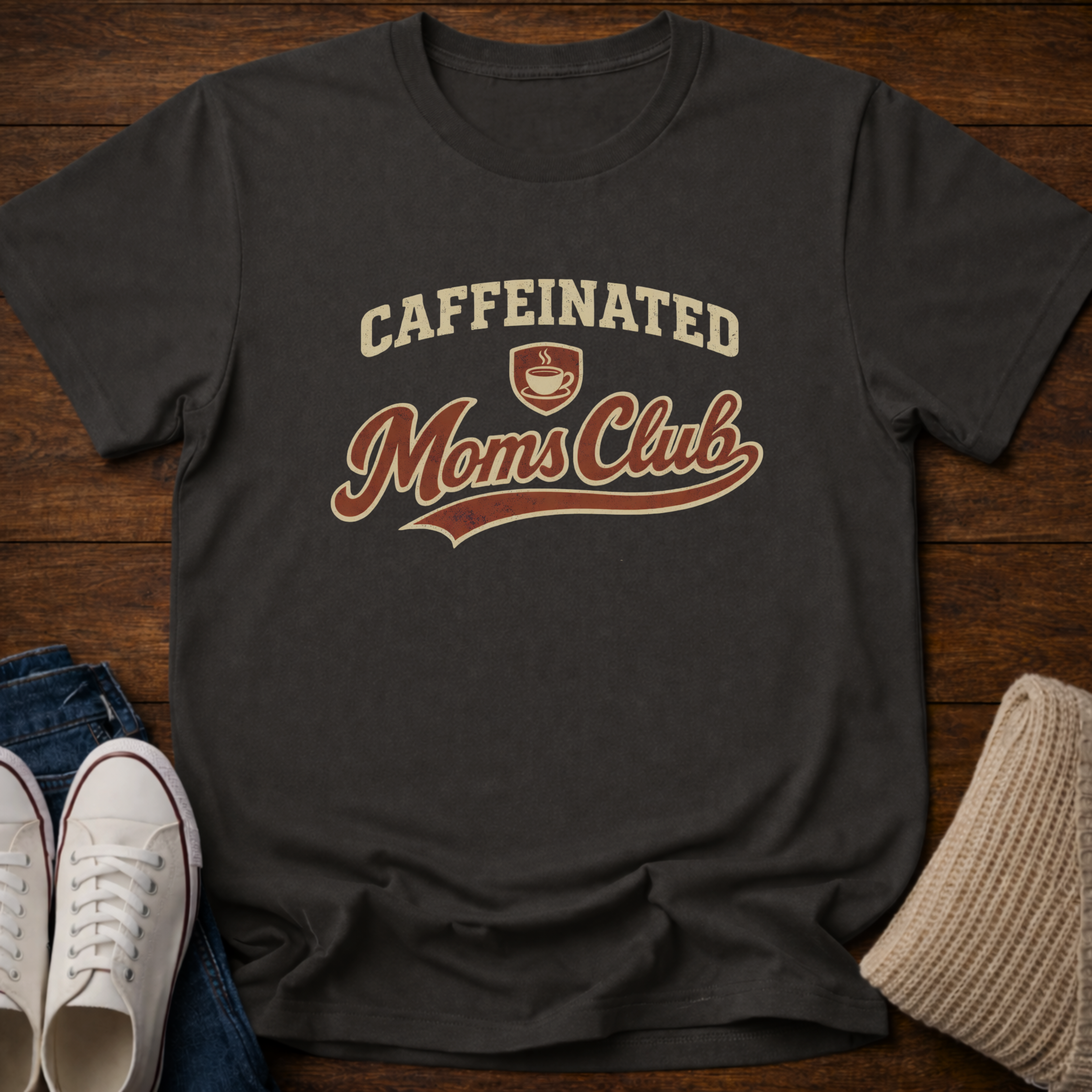 Caffeinated Moms Club T-Shirt